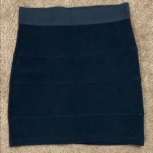 Black pencil skirt